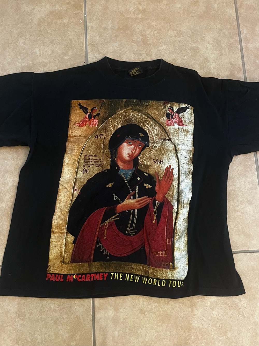 Vintage 1993 Paul McCartney New World Tour Biker Like An Icon Shirt Extra Large